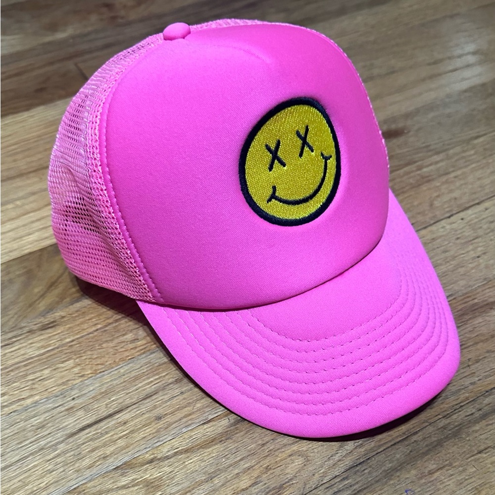 Dead Eyes Smiley Trucker Hat